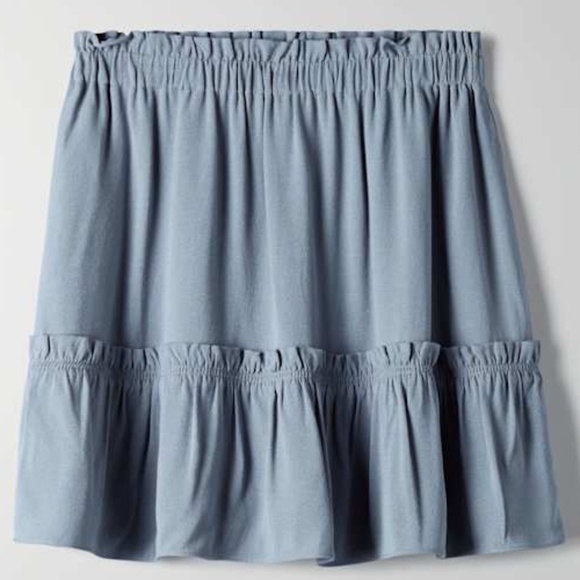 Aritzia Trixie Skirt Granite Blue Size M - Picture 1 of 8